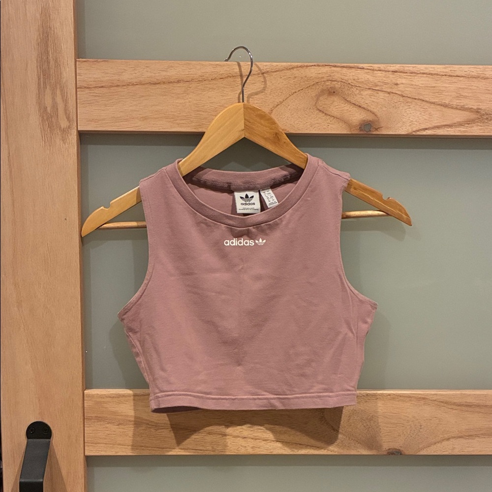 Adidas Mauve Crop Top